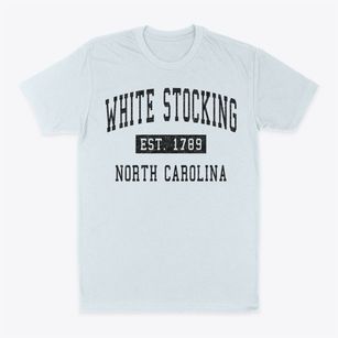 White Stocking North Carolina Classic Established Classic Dad T-Shirt