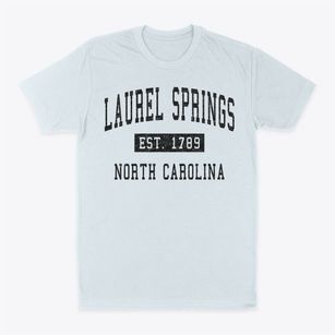 Laurel Springs North Carolina Classic Established Classic Dad T-Shirt