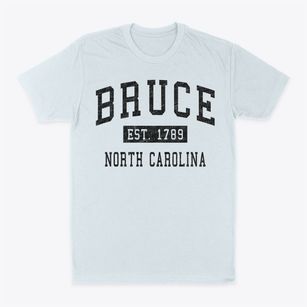 Bruce North Carolina Classic Established Classic Dad T-Shirt