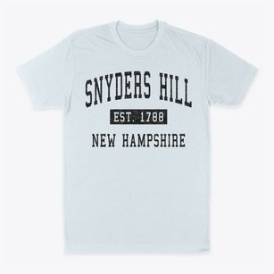 Snyders Hill New Hampshire Classic Established Classic Dad T-Shirt