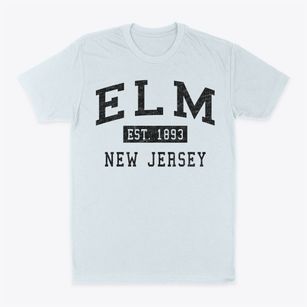 Elm New Jersey Classic Established Classic Dad T-Shirt
