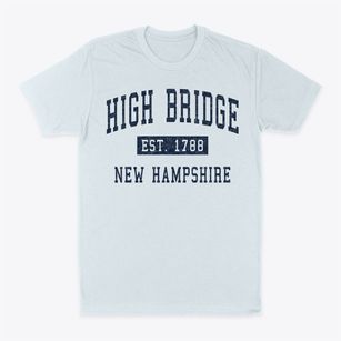 High Bridge New Hampshire Classic Established Classic Dad T-Shirt