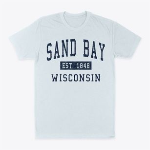 Sand Bay Wisconsin Classic Established Classic Dad T-Shirt