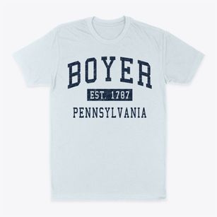 Boyer Pennsylvania Classic Established Classic Dad T-Shirt