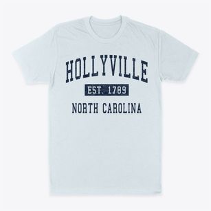 Hollyville North Carolina Classic Established Classic Dad T-Shirt