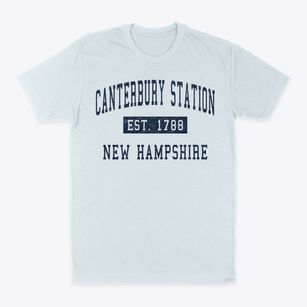 Canterbury Station New Hampshire Classic Established Classic Dad T-Shirt