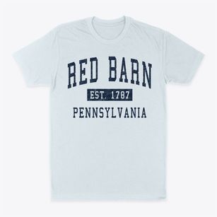 Red Barn Pennsylvania Classic Established Classic Dad T-Shirt