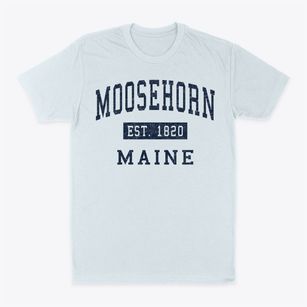 Moosehorn Maine Classic Established Classic Dad T-Shirt