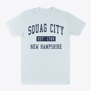 Squag City New Hampshire Classic Established Classic Dad T-Shirt