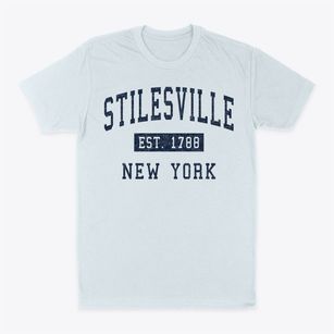 Stilesville New York Classic Established Classic Dad T-Shirt