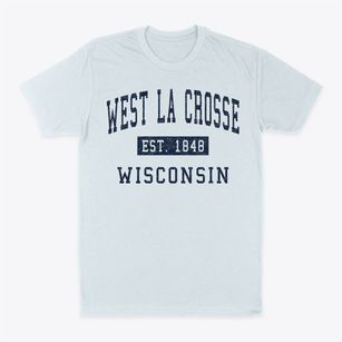 West La Crosse Wisconsin Classic Established Classic Dad T-Shirt