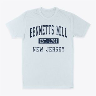 Bennetts Mill New Jersey Classic Established Classic Dad T-Shirt