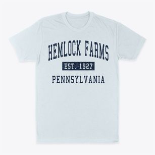 Hemlock Farms Pennsylvania Classic Established Classic Dad T-Shirt