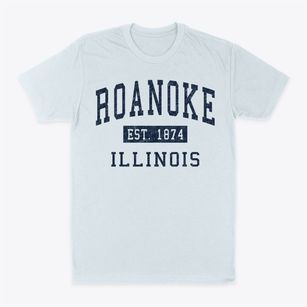 Roanoke Illinois Classic Established Classic Dad T-Shirt