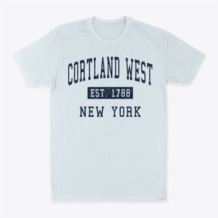 Cortland West New York Classic Established Classic Dad T-Shirt