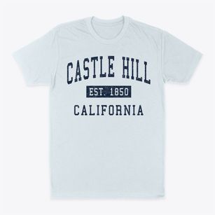 Castle Hill California Classic Established Classic Dad T-Shirt