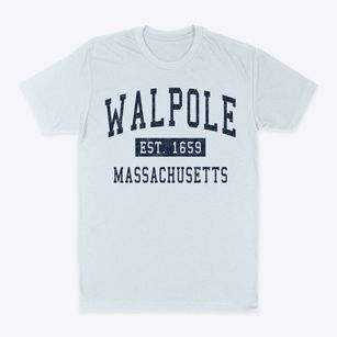 Walpole Massachusetts Classic Established Classic Dad T-Shirt