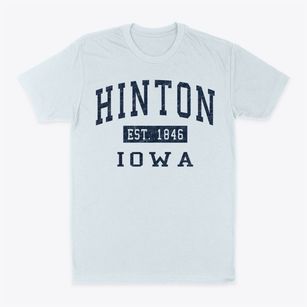 Hinton Iowa Classic Established Classic Dad T-Shirt