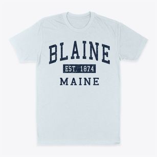 Blaine Maine Classic Established Classic Dad T-Shirt