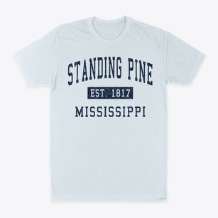 Standing Pine Mississippi Classic Established Classic Dad T-Shirt
