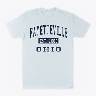 Fayetteville Ohio Classic Established Classic Dad T-Shirt