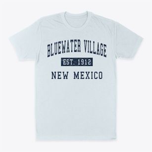 Bluewater Village New Mexico Classic Established Classic Dad T-Shirt