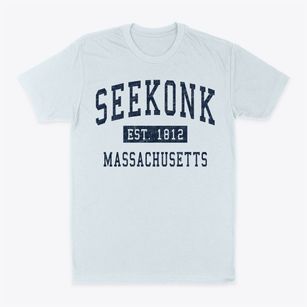 Seekonk Massachusetts Classic Established Classic Dad T-Shirt