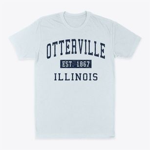 Otterville Illinois Classic Established Classic Dad T-Shirt