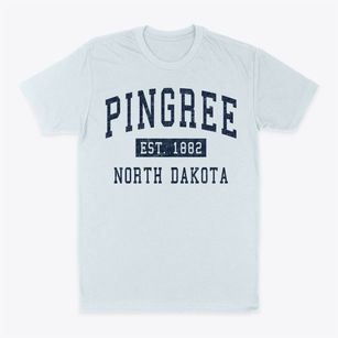 Pingree North Dakota Classic Established Classic Dad T-Shirt