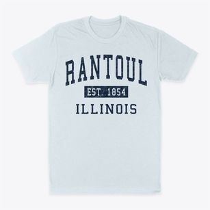 Rantoul Illinois Classic Established Classic Dad T-Shirt