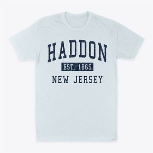 Haddon New Jersey Classic Established Classic Dad T-Shirt