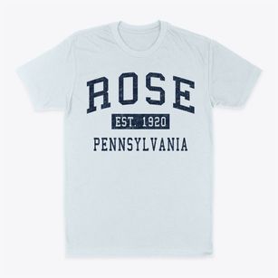 Rose Pennsylvania Classic Established Classic Dad T-Shirt