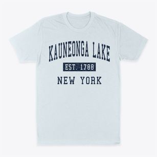 Kauneonga Lake New York Classic Established Classic Dad T-Shirt