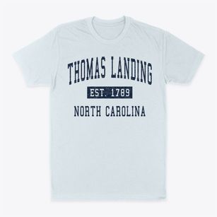Thomas Landing North Carolina Classic Established Classic Dad T-Shirt