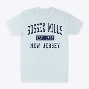 Sussex Mills New Jersey Classic Established Classic Dad T-Shirt