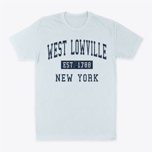 West Lowville New York Classic Established Classic Dad T-Shirt
