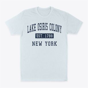 Lake Osiris Colony New York Classic Established Classic Dad T-Shirt