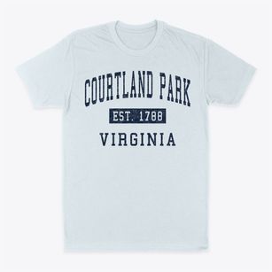 Courtland Park Virginia Classic Established Classic Dad T-Shirt