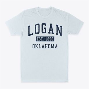 Logan Oklahoma Classic Established Classic Dad T-Shirt