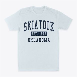 Skiatook Oklahoma Classic Established Classic Dad T-Shirt