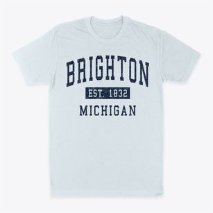 Brighton Michigan Classic Established Classic Dad T-Shirt