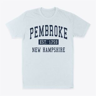 Pembroke New Hampshire Classic Established Classic Dad T-Shirt