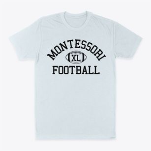 The Montessori School Classic Football Classic Dad T-Shirt