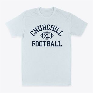 Churchill Junior High School Classic Football Classic Dad T-Shirt