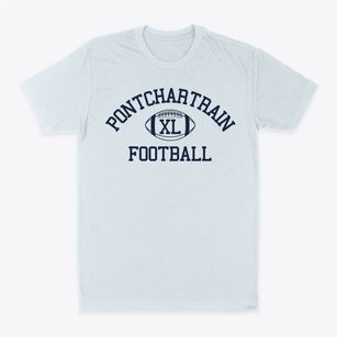 Pontchartrain Christian Homeschool Classic Football Classic Dad T-Shirt