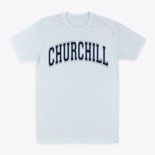Churchill Junior High School Varsity Arch Classic Dad T-Shirt