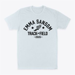 Emma Sansom High School Track and Field Classic Dad T-Shirt