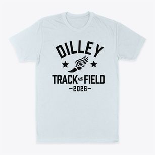 Dilley Elementary School Track and Field Classic Dad T-Shirt