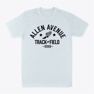 Allen Avenue Elementary School Track and Field Classic Dad T-Shirt