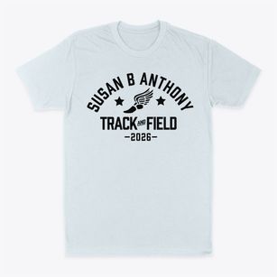 Susan B Anthony Elementary School Track and Field Classic Dad T-Shirt